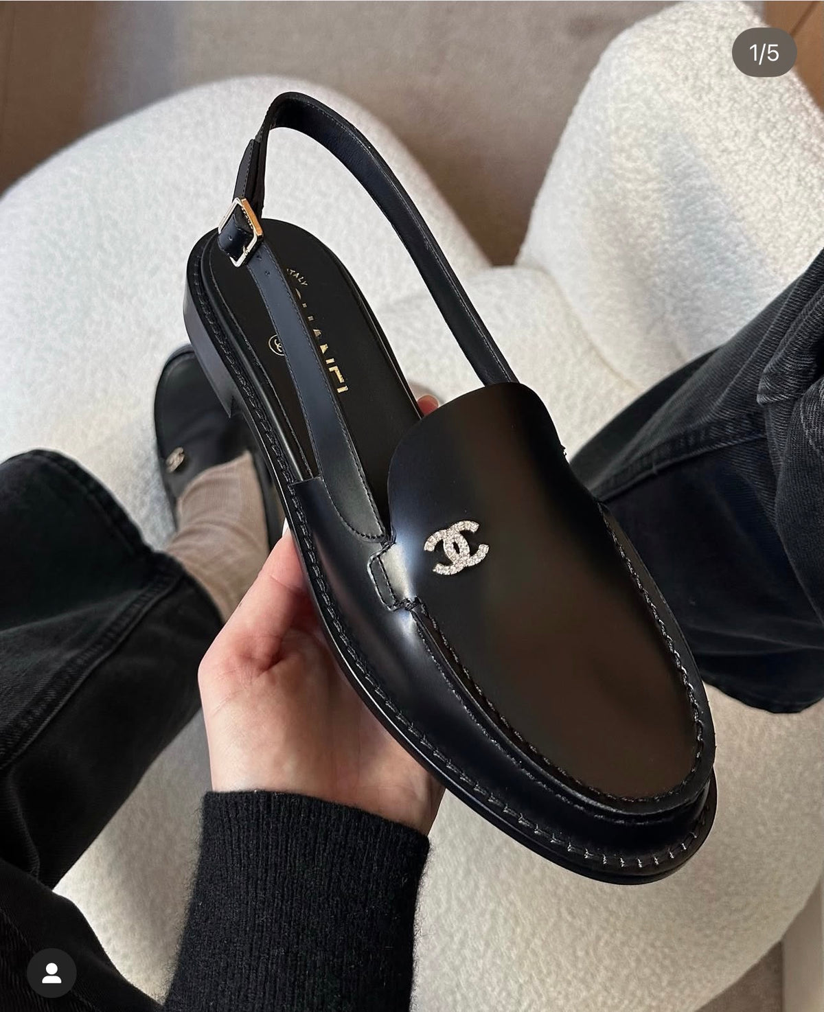 Chanel slinback loafers Morgan black 🖤
