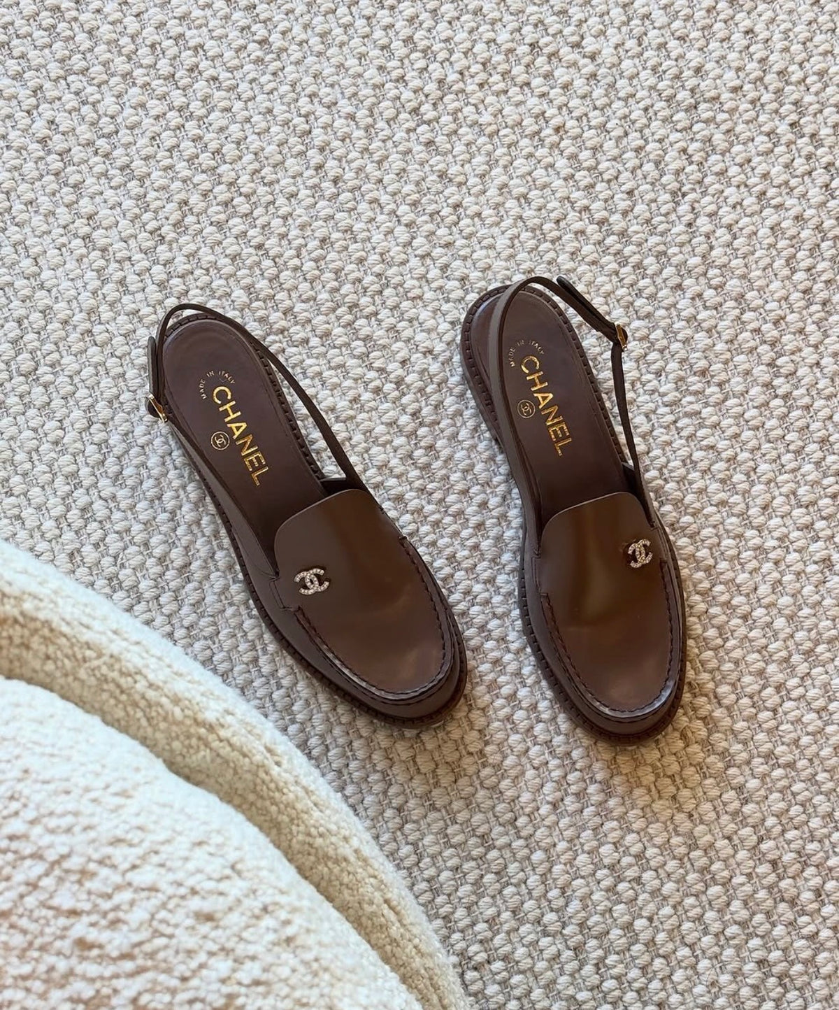 Chanel slinback loafers Morgan brown 🤎