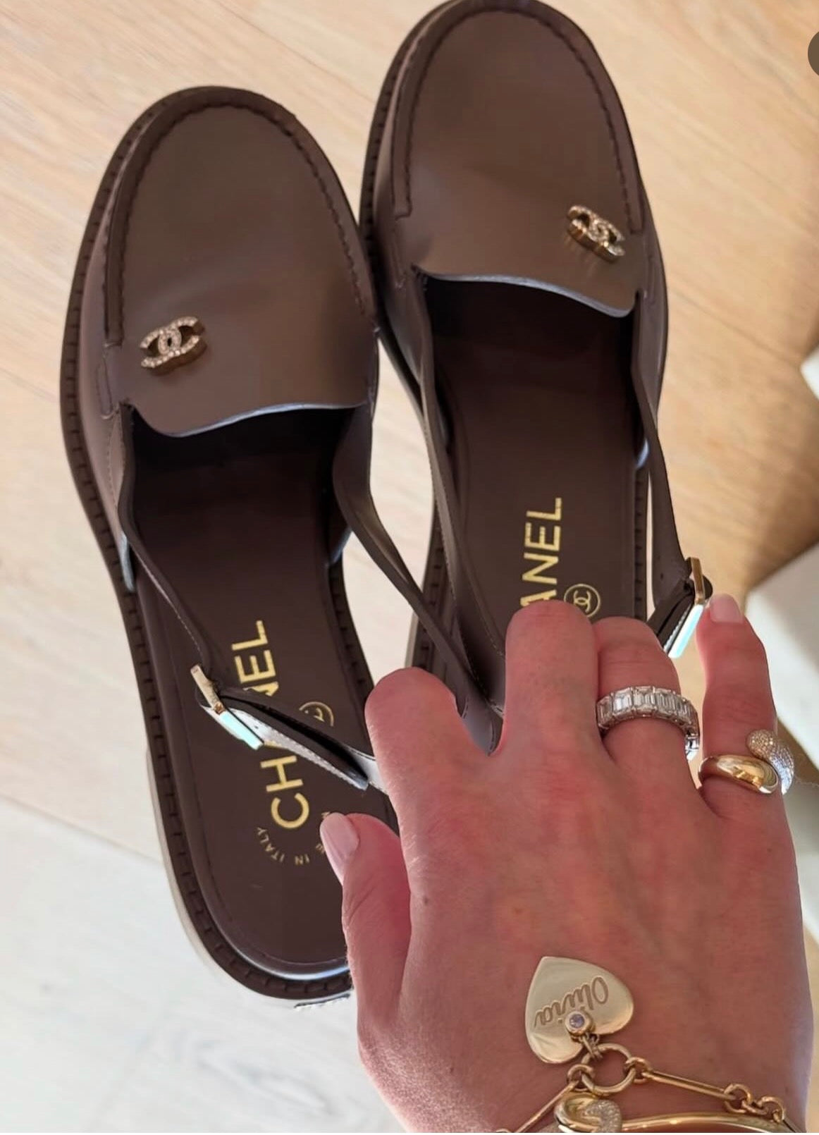 Chanel slinback loafers Morgan brown 🤎